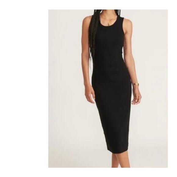 Marine Layer Lexi Daytime Rib Midi Dress XS - Picture 1 of 10